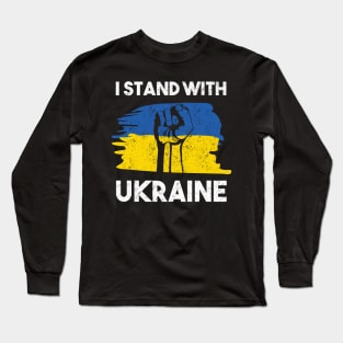 I Stand With Ukraine Long Sleeve T-Shirt